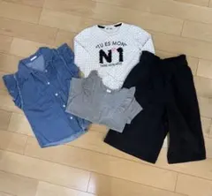 女の子130 フリル可愛い系まとめ売り　H&M GUなどなど　4点セット