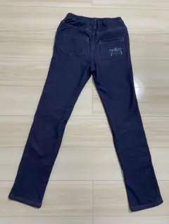 KP ニットプランナー　裏起毛　ネイビー　パンツ　160cm