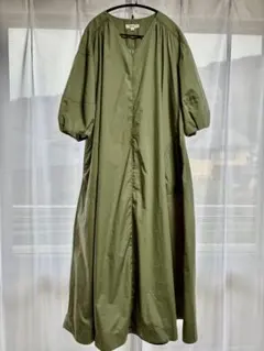 niko and ... オリーブ色 Lサイズ ロングワンピース
