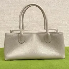 Longchamp ロンシャン ロゾ トートバッグ 肩掛け アイボリー - メルカリ