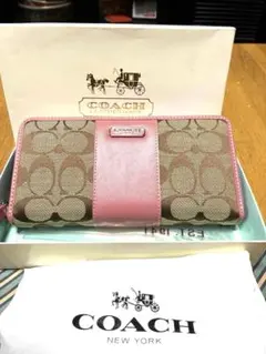 rare COACH コーチ 長財布 シグネチャー 新品未使用 y2k - メルカリ