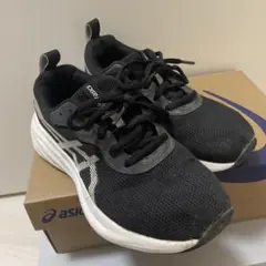 【SALE】asics 21.5cm キッズ スニーカー ブラック