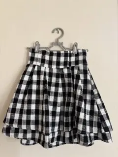 エブリン　スカート　ギンガムチェック