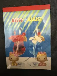 ❤*︎様 サンリオ　ハローキティ　日焼け　カクテルデザイン　メモ帳