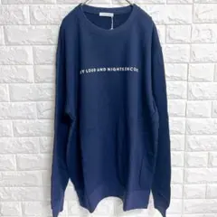 【新品タグ付き】クラネオム ブラセット 長袖スウェット トレーナー 紺 Mサイズ
