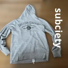 Subciety ジップアップパーカー グレー