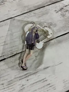 超かぐや姫！　ららぽーとコラボ カラビナ付きアクリルキーホルダー　駒沢雷