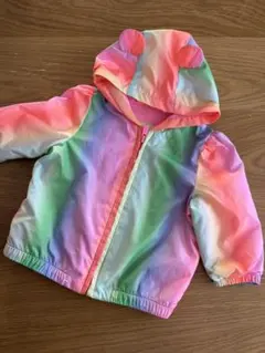 GAP ベビー ウィンドブレーカー アウター　レインボー 70cm