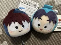 忍たま乱太郎　フェイスバッチ　摂津のきり丸　土井半助　2個セット