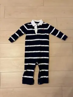 最終お値下げ！ポロラルフローレン　ロンパース　ネイビー