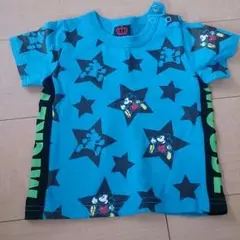 80㎝☆ベビードールミッキー柄の半袖トップス