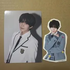 なにわ男子　HARD WORK ファミクラストア盤　トレカ　シール　長尾謙杜