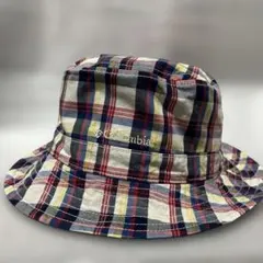 Columbia アウトドア　バケットハット チェック柄