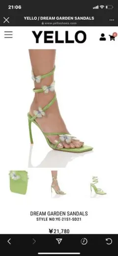 yello DREAM GARDEN SANDALS STYLE sizeSのサムネイル
