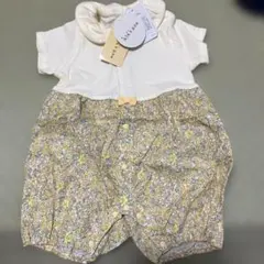 新品◯kid's zoo ロンパース 花柄 80cmのサムネイル