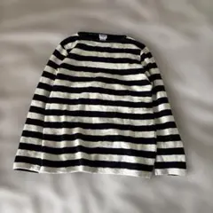 TIEASY AUTHENTIC CLASSIC ボーダーボートネックシャツ