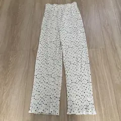 coca ドット ワイドパンツ プリーツパンツ　M