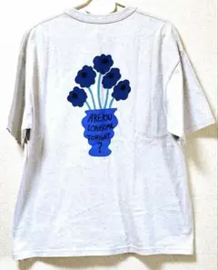 美品　Shiomi Wada × BEAMS コラボTシャツ　花　イラスト