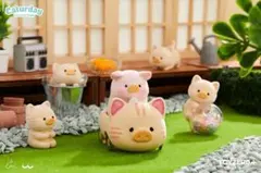 Lulu子豚 Caturday：猫との暮らし」シリーズ フィギュア ランダム1箱