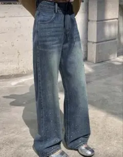 SHEIN DAZY シーイン レディース デニム カジュアル パンツ ジーンズ