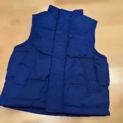 美品⭐︎GAP kidsネイビー 中綿ダウンベスト ジッパー付き150