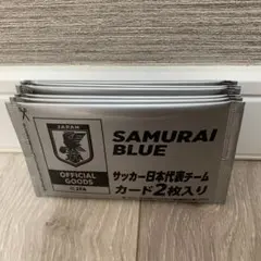 サッカー日本代表チームチップス　カード6袋