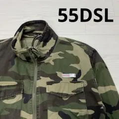 55DSL　フィフティーファイブディエスエル　ボンバージャケット　迷彩のサムネイル