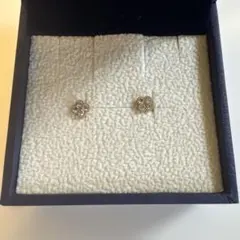ヴァンドーム青山 プラチナ あこやパール ピアス 現行品 Pt900 Pt850