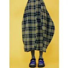 極美品★バルーンスカートBALLOON-SKIRT チェック 392