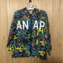 ANAP Kids 総柄ジップアップパーカー 100cmのサムネイル