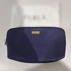 新品　FURLA ポーチ ネイビー