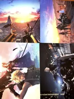 ファイナルファンタジー VII クリアファイル 4枚セット