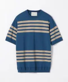 パネルボーダー ニットTシャツ tricot-Tのサムネイル