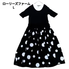 ローリーズファーム 半袖Tシャツ カットソー ブラック Lのサムネイル