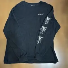 「中古品」XLARGE ブラック 長袖TシャツXL・ブラック