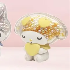 マイメロディ 透明キラキラマスコット イエロー