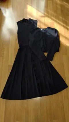 ANAYI セットアップ　レーヨンナイロンワンピース　ジャケット　カーディガン