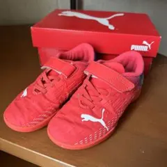 PUMA サッカーシューズ レッド 17cm