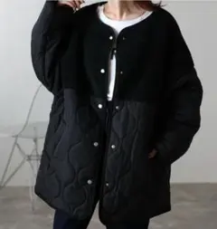 キルティングジャケット 黒