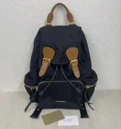 【N】BURBERRY バーバリー リュック ナイロン レザー