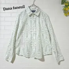 【Dana faneuilダナファヌル】ギター♪トップス　シャツ長袖　綿　日本製のサムネイル