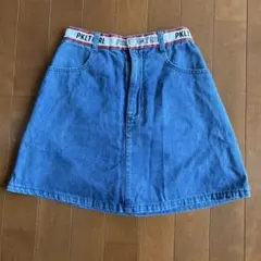 ピンクラテ　デニムスカート　150