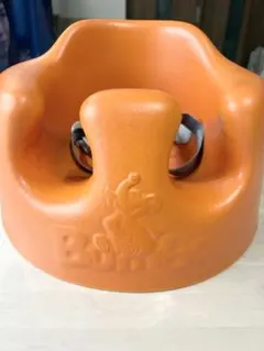 ★バンボBumbo ベビーチェア オレンジ色 安全ベルト付き