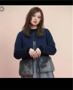 白石麻衣着用　セシルマクビー　ファーコート⭐︎