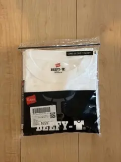 【新品】Hanes BEEFY-T 長袖Tシャツホワイト Sサイズ