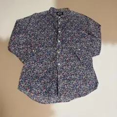 BEAMS 花総柄シャツ　メンズ　Sサイズ　春夏　リネン