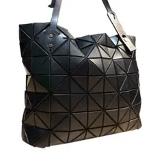 BAO BAO ISSEY MIYAKE トートバッグ ブラック エナメル