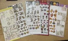 ディズニー シール プー チップ デール ベル ミニー ラプンツェル