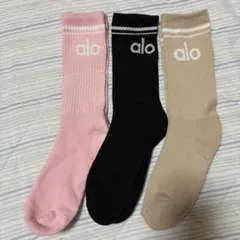 3足 アローヨガ ハーフスローバックソックス ユニセックス 23-25cm