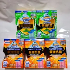144日分×５箱スクラビングバブル トイレスタンプ 最強抗菌 ミント&シトラス